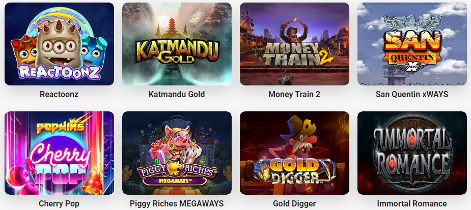 Casino Games at n8 casino